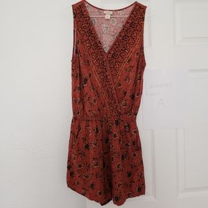 Mossimo Sunflower Romper Medium